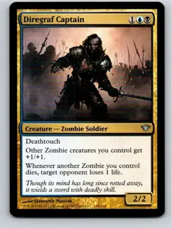 Magic the Gathering Diregraf Captain Dark Ascension MTG Free Shipping! - Image 1