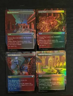 (4) NM FOIL Borderless Boros Gruul Selesnya Izzet Double Masters 2022 2X2 - Image 1