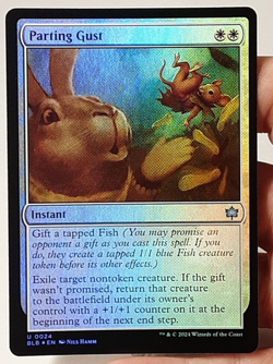 MTG - Bloomburrow - Parting Gust - Foil - #0024 - Near Mint - Image 1