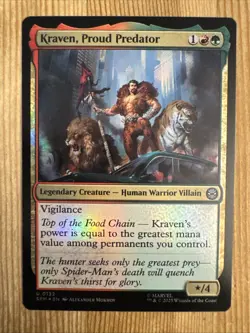 Kraven, Proud Predator - Foil - SPM - MTG - EN - NM - 0132 - Image 1