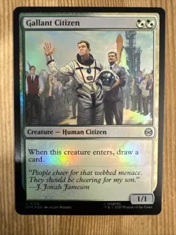 Gallant Citizen - Foil - SPM - MTG - EN - NM - 0129 - Image 1