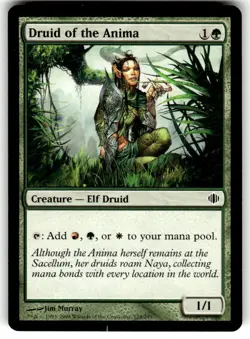 Druid of the Anima Shards of Alara Regular MTG NM/SP - Image 1