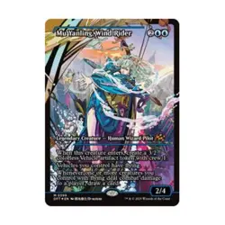 WOTC Aetherdrift Mu Yanling, Wind Rider (Showcase) (MR) (Foil) NM - Image 1