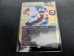 MTG Magic the Gathering FOIL Appa, Steadfast Guardian Showcase TLA! - Image 1