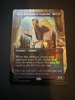Gray Merchant of Asphodel MTG-Secret Lair- Encyclopedia of Magic -Foil- NM ??? - Image 1