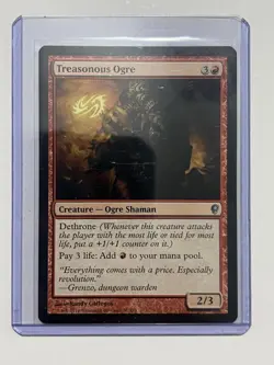 1x Treasonous Ogre NM-Mint, English Conspiracy MTG Magic - Image 1