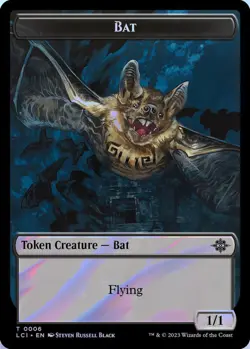 Copy // Bat Double-Sided Token 1 // 6 T MTG LCI NM FOIL - Image 2