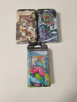 Pokemon Sealed Noivern/Lycanroc/Venusaur V Battle Decks - Image 1