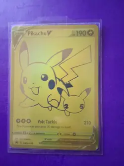 Pokemon Celebrations Pikachu V & PokeBall Gold Cards SWSH145 SWSH146 - Image 4