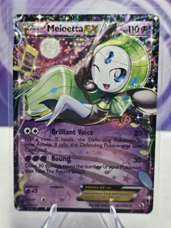 Meloetta EX RC11/RC25 Legendary Treasures Radiant Collection Pokemon TCG LP - Image 1