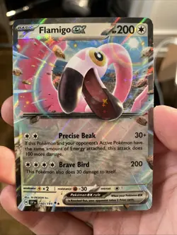 Pokemon TCG Flamingo ex 160/191 Double Rare Surging Sparks NM - Image 1