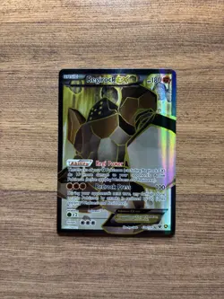 💎Pokemon Regirock EX 43a/124 Fates Collide Full Alternate Art Ultra Rare - LP - Image 1