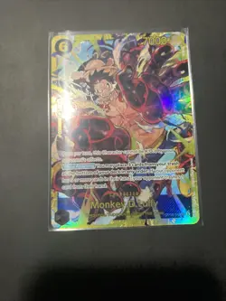 Monkey.D.Luffy OP10-118 SEC Secret Rare Luffy One Piece TCG Card Game NM/M - Image 1