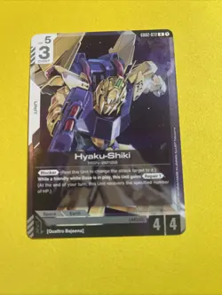 Hyaku-Shiki (GD02-072) [Foil] (NM) - Gundam Card Game - Dual Impact (ENG) - Image 1