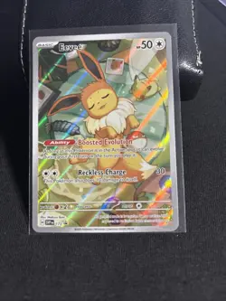 Eevee 173/SVP Black Star Promo -Pokemon TCG Holo Promo Card NM -Scarlet & Violet - Image 1