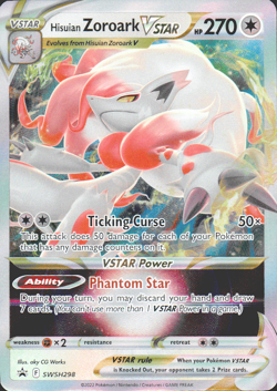 Hisuian Zoroark VSTAR SWSH298 SWSH: Sword & Shield Promo Cards Holo - Image 1
