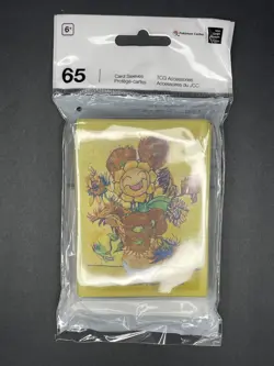 Pokemon Center x Van Gogh Museum 65 Card Sleeves Sunflora Inspired By Sunflowers - Image 2