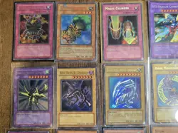 Vintage YuGiOh Cards, Holographic Card Lot, Blue Eyes, Dark Magician & More - Image 3