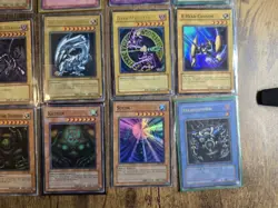 Vintage YuGiOh Cards, Holographic Card Lot, Blue Eyes, Dark Magician & More - Image 5