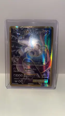 Pokemon TCG Mewtwo EX Full Art Holo Card 103/108 Evolutions - Image 1