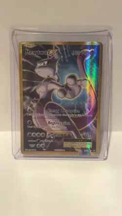 Pokemon TCG Mewtwo EX Full Art Holo Card 103/108 Evolutions - Image 2