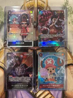 One Piece Alt Art Parallel Lot of 4 Cards OP11-118 OP09-093 OP05-081 ST01-006 ?? - Image 1