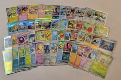 2024 Pokemon Stellar Crown Base Holo & Reverse Foil Lot Of 50 Cards NM TCG Bulk - Image 1