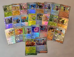 2025 Pokemon Prismatic Evolutions Pokeball Card Lot of 25 w/ Dupes NM TCG - Image 1