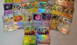2025 Pokemon Prismatic Evolutions Pokeball Card Lot of 25 w/ Dupes NM TCG - Image 3