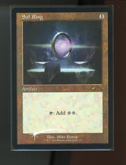 MTG Sol Ring Foil Love Your Game Store Promo Card - Image 1