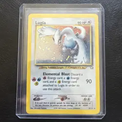 Pokemon TCG Lugia Neo Genesis Holo Rare Card 9/111 - Image 1