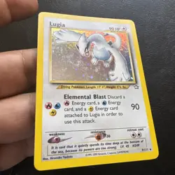 Pokemon TCG Lugia Neo Genesis Holo Rare Card 9/111 - Image 4
