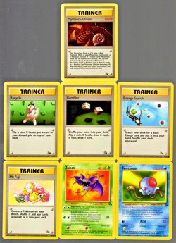 1999 Pokemon Lot of 25 of 62 Fossil Set Cards No Duplicates Never Played - Image 3