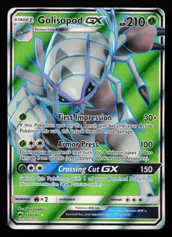 Golisopod GX 129/147 Ultra Rare Burning Shadows Pokemon Card - Image 1