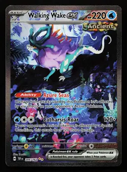 Walking Wake ex 205/162 Special Illustration Rare Temporal Forces Pokemon Card - Image 1