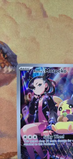 Marnie's Morpeko 206 SV Promo Illustration Rare NM Pokemon TCG Card - Image 2