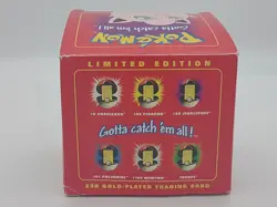 Pokemon 1999 Sealed Jigglypuff 23K Gold-Plated Card #39 Burger King Red Box - Image 5