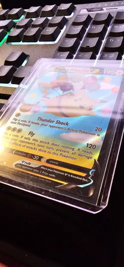 Flying Pikachu V - 006/025 - Pokemon Celebrations Sword Shield Rare Card NM - Image 2