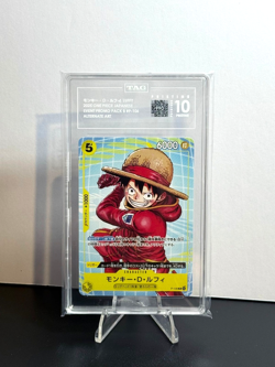 [PRISTINE 990] TAG 10 One Piece McDonald’s 2025 Promo Card Game Japanese Luffy - Image 1
