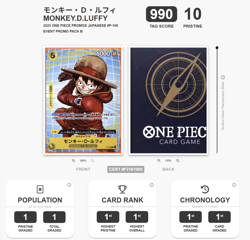 [PRISTINE 990] TAG 10 One Piece McDonald’s 2025 Promo Card Game Japanese Luffy - Image 3
