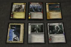 Lord of the Rings trading cards, lot of 6 - Image 1