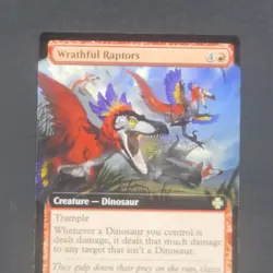 MTG Card - ​1x Wrathful Raptors - Lost Caverns of Ixalan NM - Extended Art Magic - Image 5