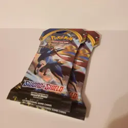 2 X Pokemon Sword And Shield 10 Card Per Booster Pack - Image 2