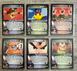 Dragon Ball Z CCG Score Card Lot Saiyan Saga Era Goku, Vegeta, Krillin, Holos - Image 3