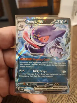 Gengar ex Temporal Forces Ultra Rare Pokemon Card TCG 104/162 Scarlet & Violet - Image 1