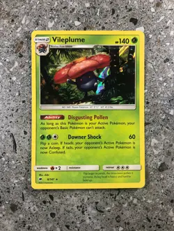 Pokemon TCG Cards Vileplume 6/147 Burning Shadows Holo Rare NM - Image 1