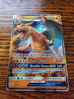 Charizard GX SM195 - Detective Pikachu Promo - Holo Pokemon Card - PL* Condition - Image 1
