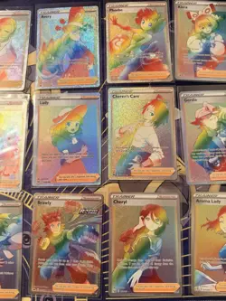 Rainbow Pokemon Trainer Lot 18 Cards - Image 3