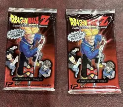 DragonBall Z Androids Saga (12 Card) Booster Pack (2001) Factory Sealed - Image 1