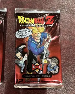 DragonBall Z Androids Saga (12 Card) Booster Pack (2001) Factory Sealed - Image 2